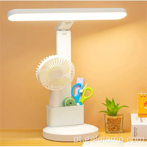 Candeeiro de mesa dobrável recarregável USB